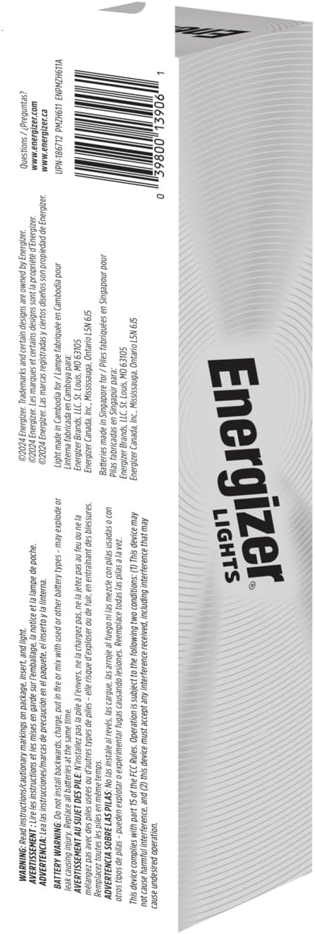 Energizer LED Flashlight Vision PRO, Ultra Bright 1000+ Lumens, IPX4 Water Resistant