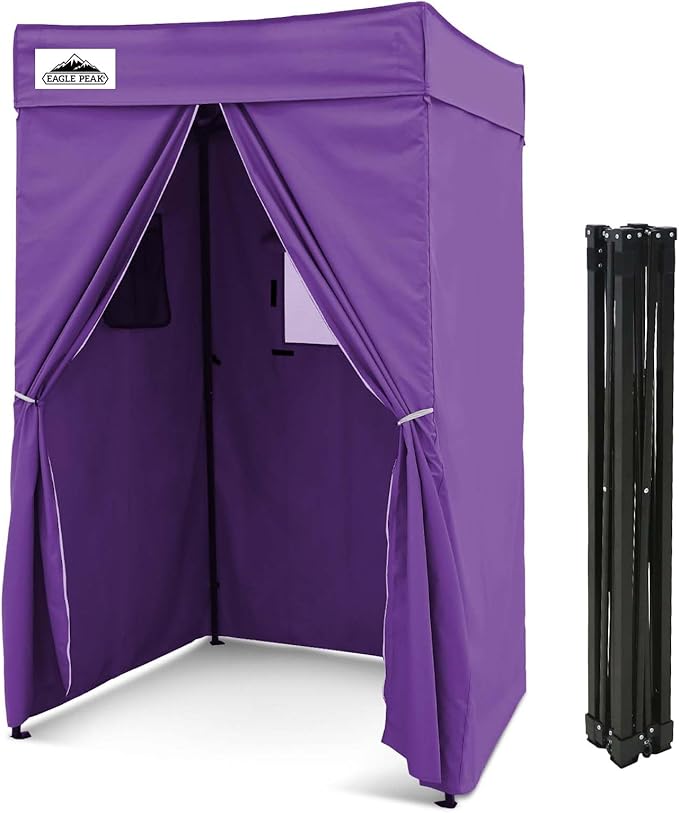 EAGLE PEAK Flex Compact 4x4 Pop-up Canopy Changing Room, Portable Privacy Dressing Room for Indoor