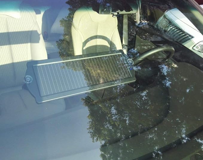 Sunway Solar Car Battery Trickle Charger & Maintainer 12V Solar Panel Power Battery Charger With