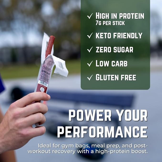 Beef Snob Snack Sticks - Original Flavor – High Protein, Sugar-Free, Keto & Gluten-Free Beef Jerky