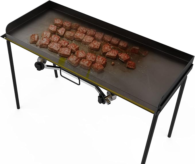 Griddle for Camp Chef 14" 2-Burner Stove Cooking Systems, Professional Carbon Steel Flat Top