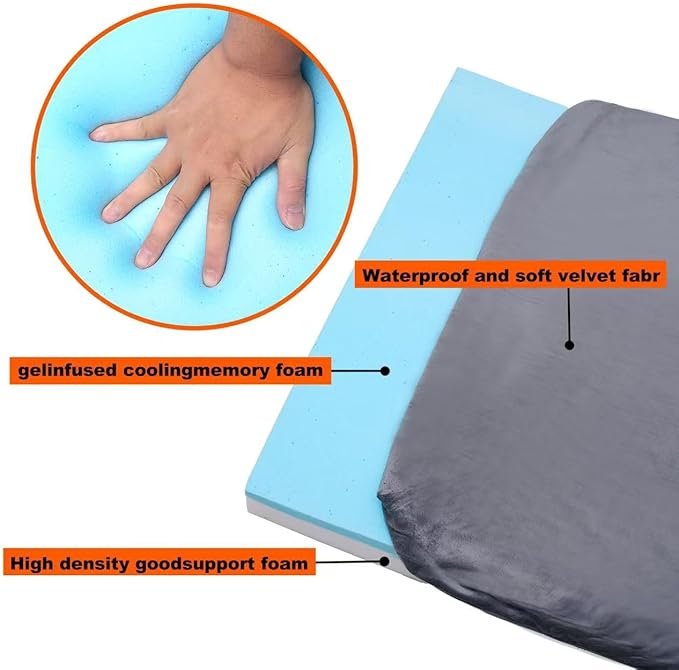 Memory Sponge Camping Mattress is Suitable for Adult Waterproof Sleeping mats, roll up Floor