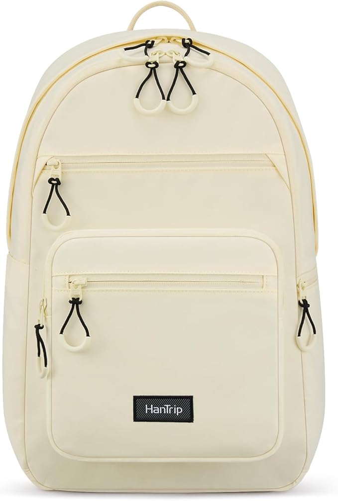 Carry On Travel Backpack For Women, 18 Inch Water Resistant Large Backpack Lightweight Bookbag For