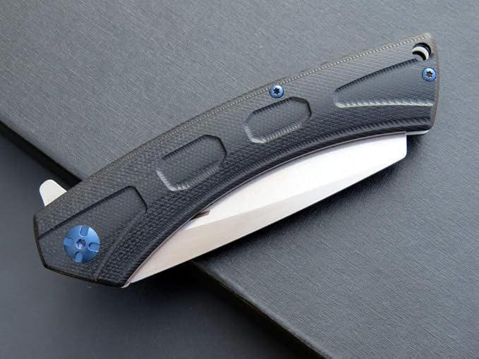 Eafengrow EF931 Pocket Knife D2 Steel Blade Outdoor Tool Knives G10 Handle Pocket Clip EDC Knife