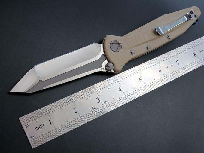 Eafengrow EF55 Pocket Knife Folding Knife G10 Handle D2 Steel Blade Folder EDC Tool Knifes for