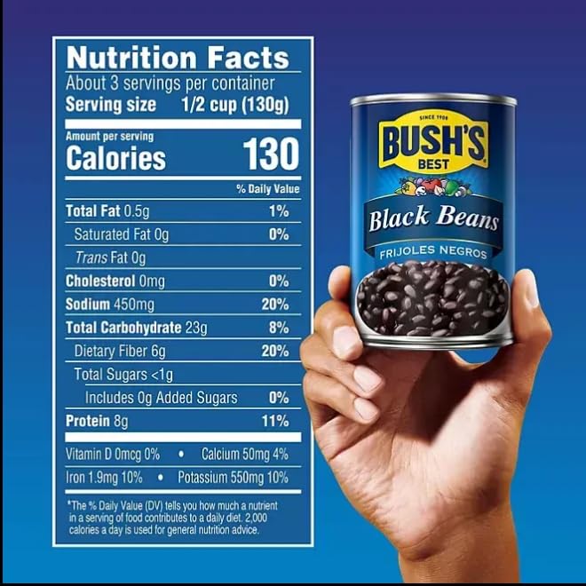 Black Beans, 15 Ounce Can, 6 Pack (15 Ounce 6 Pk (1 Box))