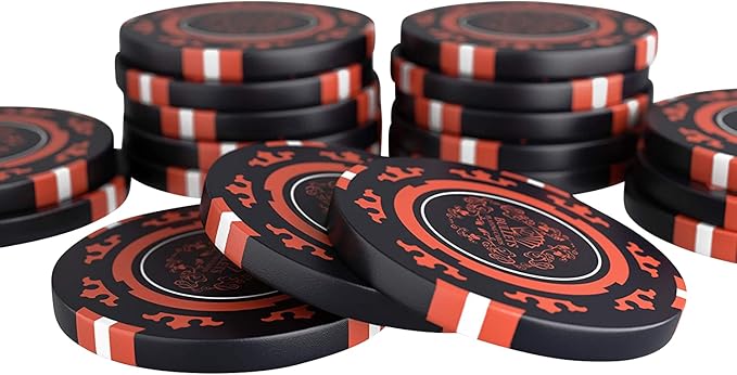 Bullets Poker Set ??with Case, Chips and Cards ??Deluxe Chip Set, Ideal for Casino Games