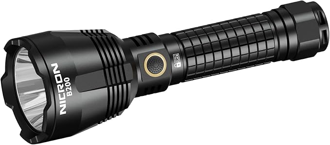 NICRON B200 Rechargeable Flashlights 1600 High Lumens, 3280ft Long Range, Super Bright LED