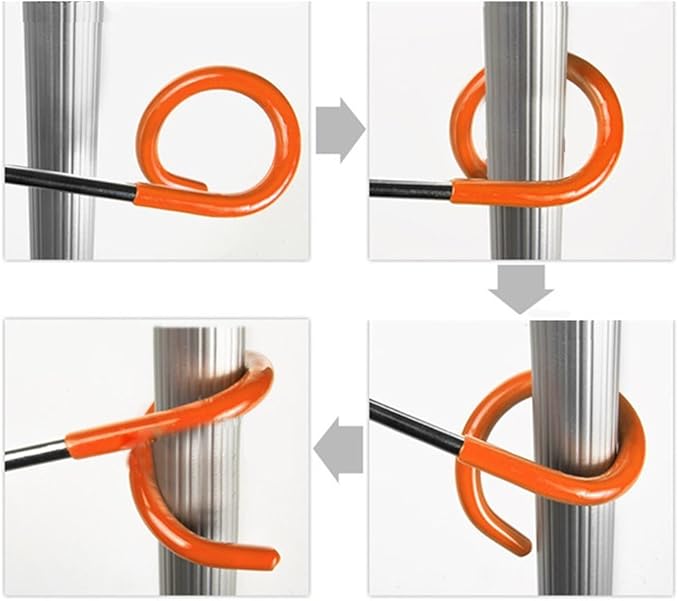 Z metnal Icasa Camping Hook Hanger, 2 Set of Multi-Purpose Camping Light/Lamp Hook, Outdoor