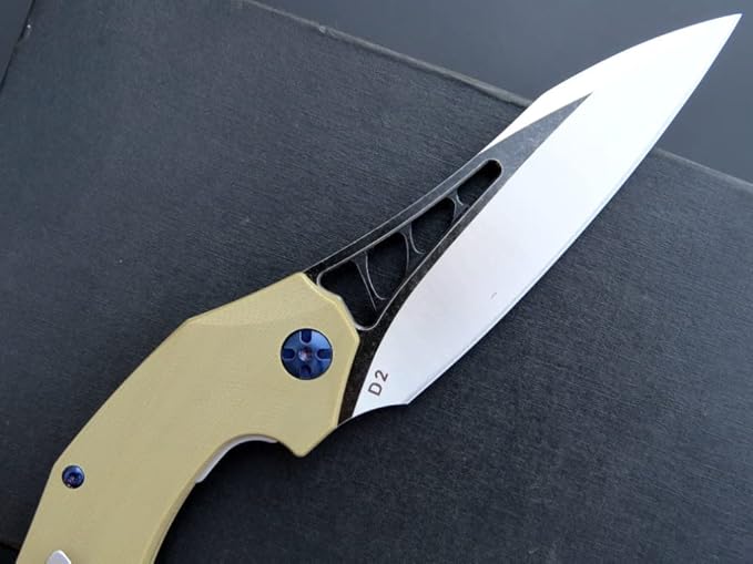 Eafengrow EF226 Folding Knives D2 Blade and G10 Handle Knife Outdoor Camping Hiking EDC Tools