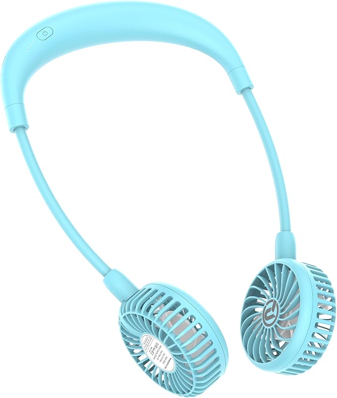 PANERGY Portable Neck Fan Rechargeable Hand Free Personal Fan Mini Wearable Battery Operated USB