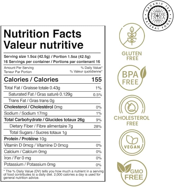 Pride Of India - PACK of 6 - Indian Split Black Gram Matpe Beans - Protein & Fiber Rich Urad Dal