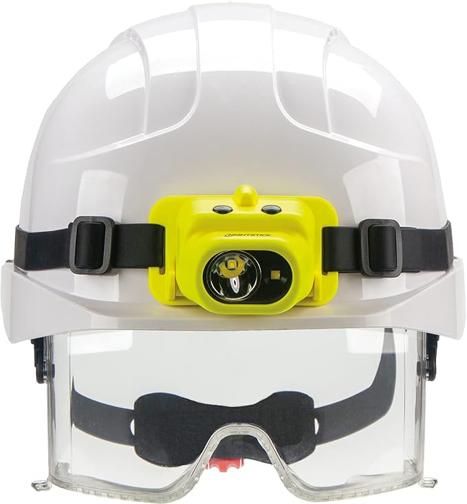 Nightstick XPR-5554G Intrinsically Safe USB Dual-Light Headlamp, Green