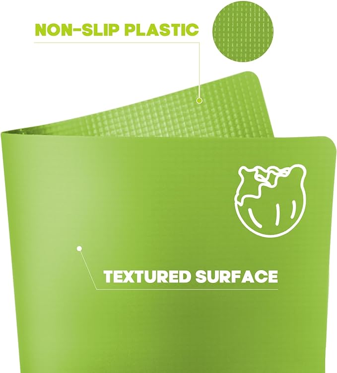 GoodLuck 5 Pieces Flexible Cutting Boards with Hanging Hole, BPA Free Plastic Cutting Boards for