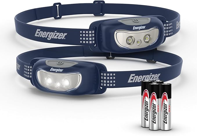 Energizer Universal Plus LED Headlamp, Lightweight Bright Headlamp for Outdoors, Camping and