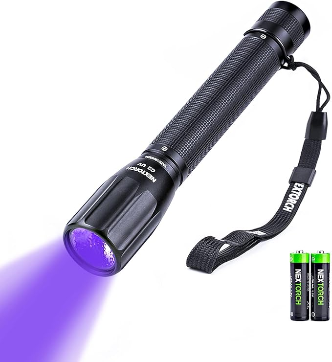 NEXTORCH 405nm uv Light UV Led Blacklight Flashlights Detector Ultraviolet Pocket-Size LED Torch