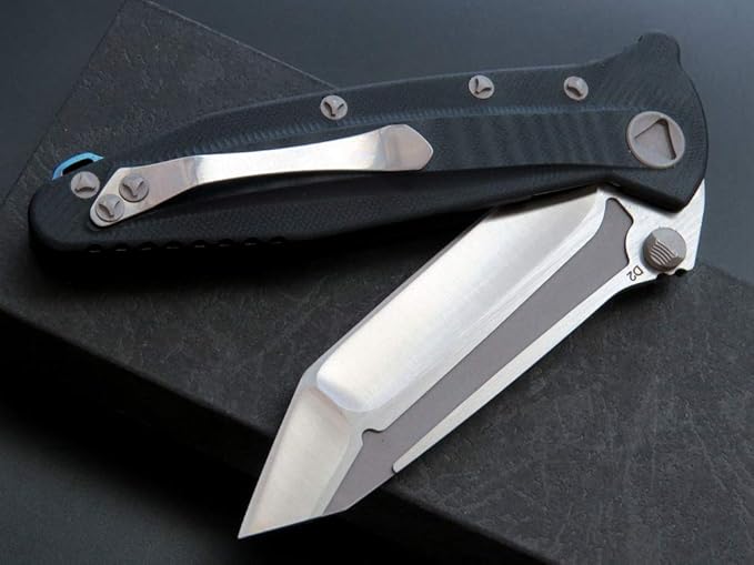 Eafengrow EF55 Pocket Knife Folding Knife G10 Handle D2 Steel Blade Folder EDC Tool Knifes for