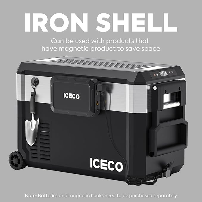 ICECO JP40 Pro 12 Volt Car Refrigerator, Portable Fridge Freezer for Camping, Car Fridge Powered by