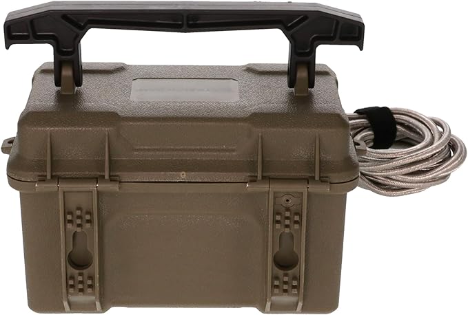 STEALTH CAM 12V Battery Box Kit - Portable Compact Waterproof Sealed Battery Charging Box for