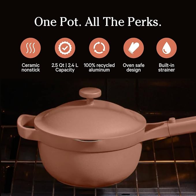 Our Place Mini Home Cook Duo - 8.5" Always Pan & Small Perfect Pot Bundle | Multi-Functional