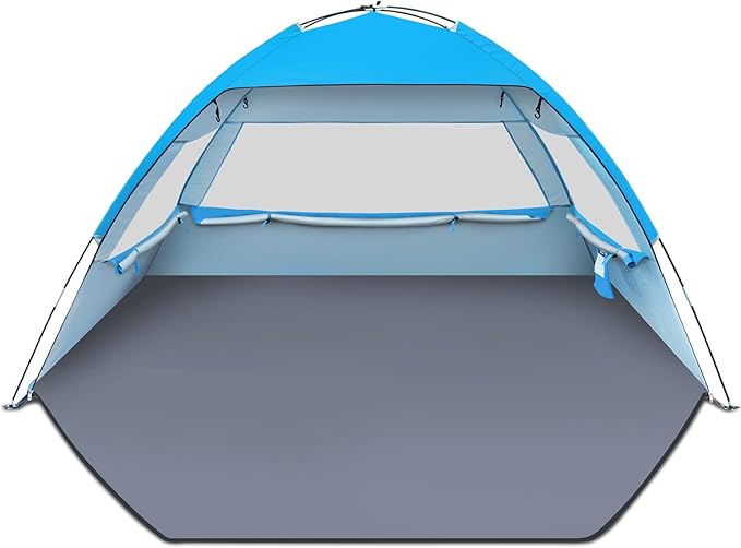 Gorich Beach Tent Sun Shelter for 3/4-5/6-7/8-10 Person with UPF 50ï¼?UV Protection, Lightweight &