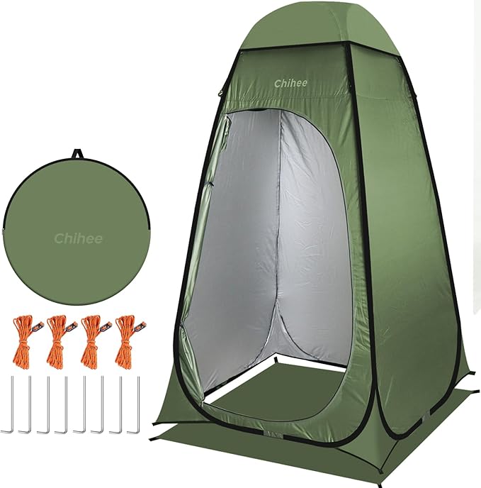 Chihee Outdoor Privacy Shelter Pop Up Camping Bathroom Tent Pod Portable Changing 1 Room Instant