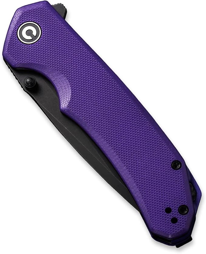 CIVIVI Brazen Folding Pocket Knife,3.5-Inch Tanto D2 Plain Blade,G-10 Outdoor Camping Hiking Knife