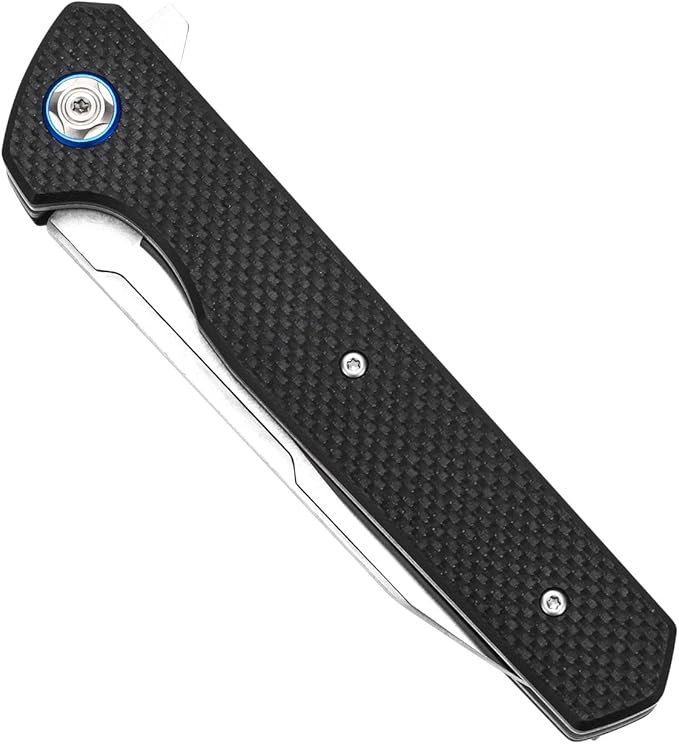 Sitivien ST135 Folding Knife,D2 Steel Blade G10 Handle Outdoor EDC Knife for Hunting Fishing