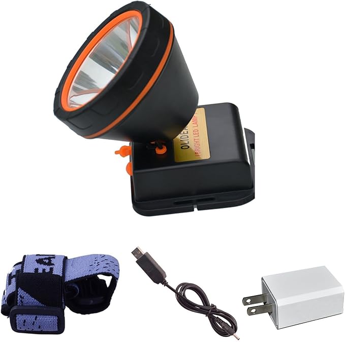LED Headlamp Torch Outdoor Rechargeable Bright Flashlight Headlight for Camping Hunting Fishing