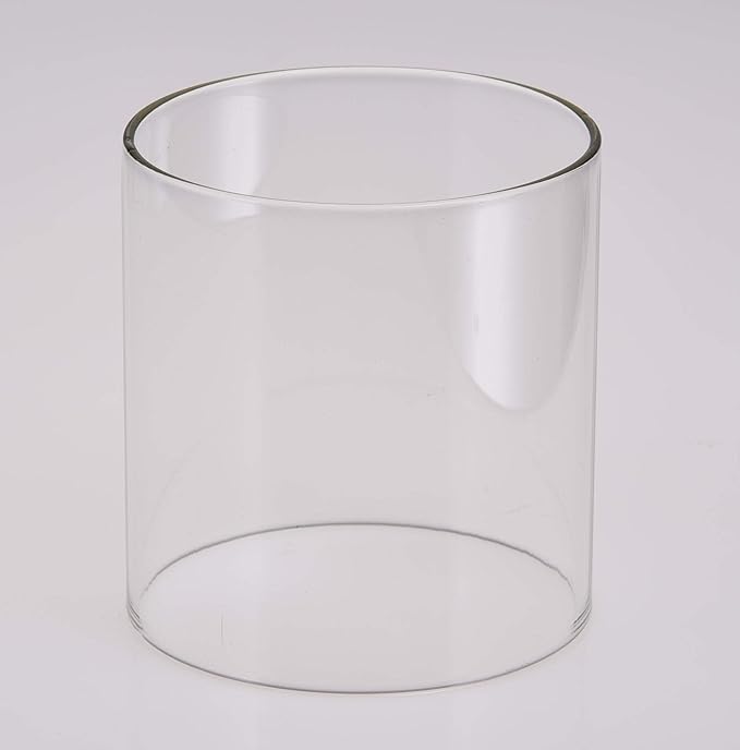 American Mantle Lantern Globe Replacement | 3.22"x3.22"x3.33" Clear Borosilicate Glass | Fits