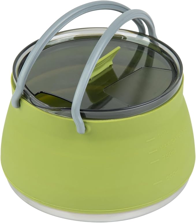 Restaurantware-Hi Tek 1 Liter Collapsible Camping Kettle, 20 Portable Cook Pots - With Perforated