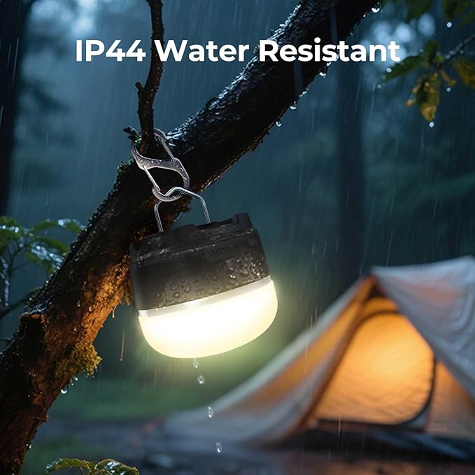 1000LM Camping Lantern Rechargeable, 11 Light Modes with RGB Color Changing Camping Lights