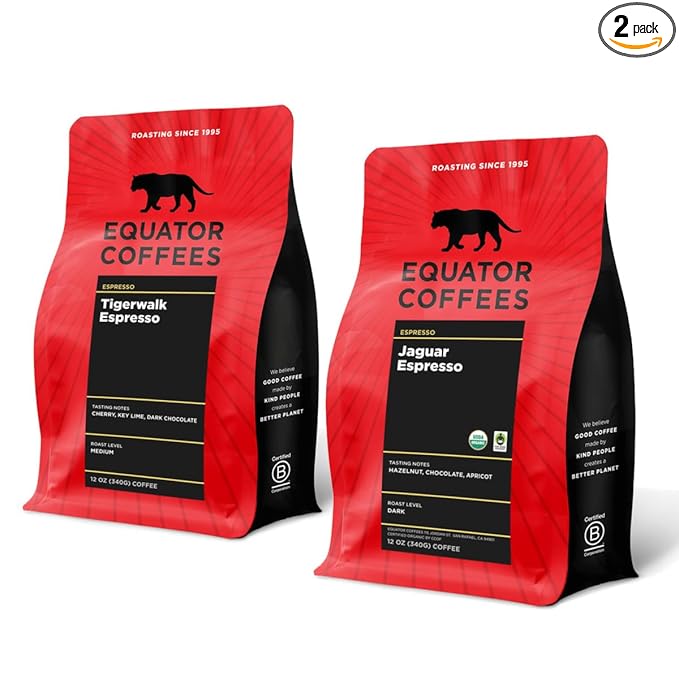 Bean Box Coffee Sampler - Espresso Roast, 2-Pack, Whole Bean, Gourmet Coffee