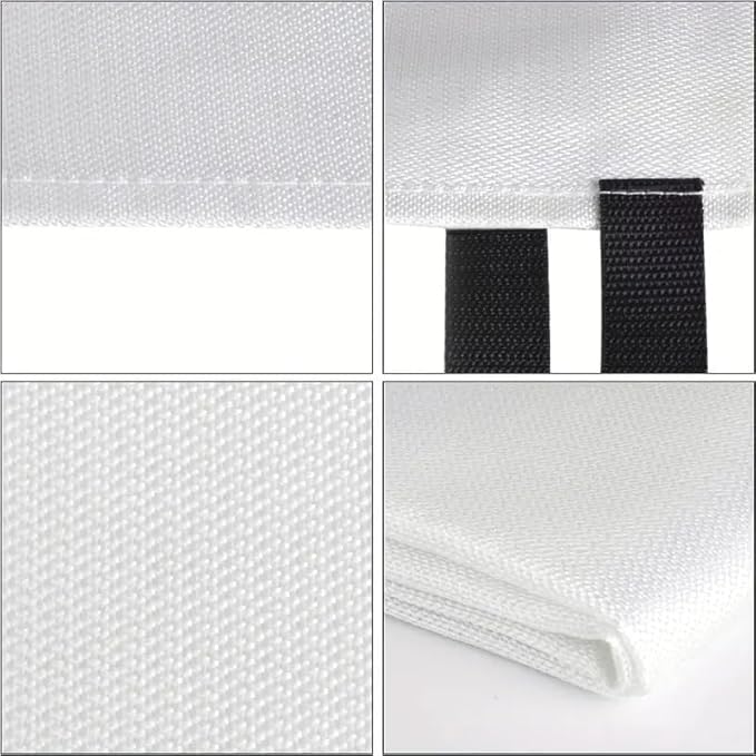 Emergency Fire Blanket for Fire Suppression, 39x39 inches Flame Retardant Fabric Fireproof Blanket
