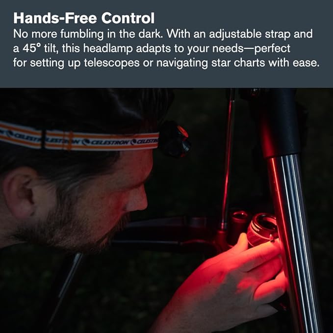 Celestron ??Night Vision Headlamp ??Multiple Light Modes ??Includes SOS Setting ??Ideal for