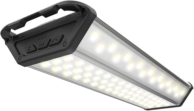 CLAYMORE 3 FACE+ (Large) - Rechargeable LED Area Light for Outdoors, Camping, Tent, Work