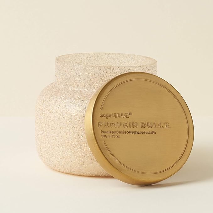 Capri Blue Signature Glam Jar Candle - Long Lasting Soy Wax Blend - Glitter Candles for Home