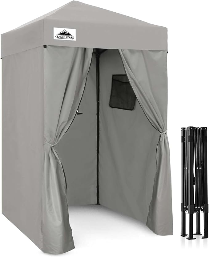 EAGLE PEAK Flex Ultra Compact 4x4 Pop-up Canopy, Sun Shelter, Changing Room, Portable Privacy