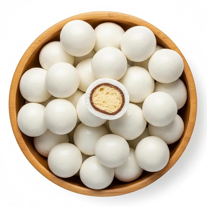 NY Spice Shop Jumbo Yogurt Chocolate Malt Balls Party Decorations - 8 Ounce Malted Milk Ball Candy