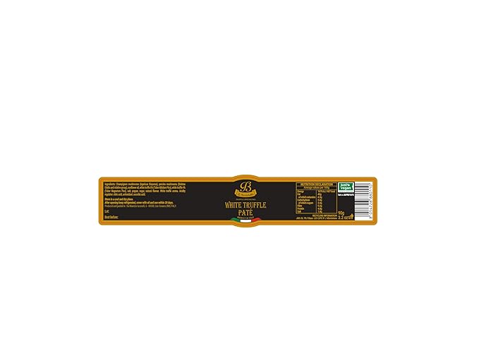 La Rustichella - White Truffle Patè 3.17 oz (90 gr) - 100% Made in Italy | Vegan, Gluten-Free