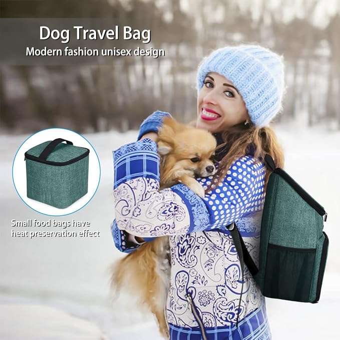 BAGLHER丨Dog Travel Bag, Airline Approved Pet Supplies Backpack, Dog Travel Backpack Accessories Set