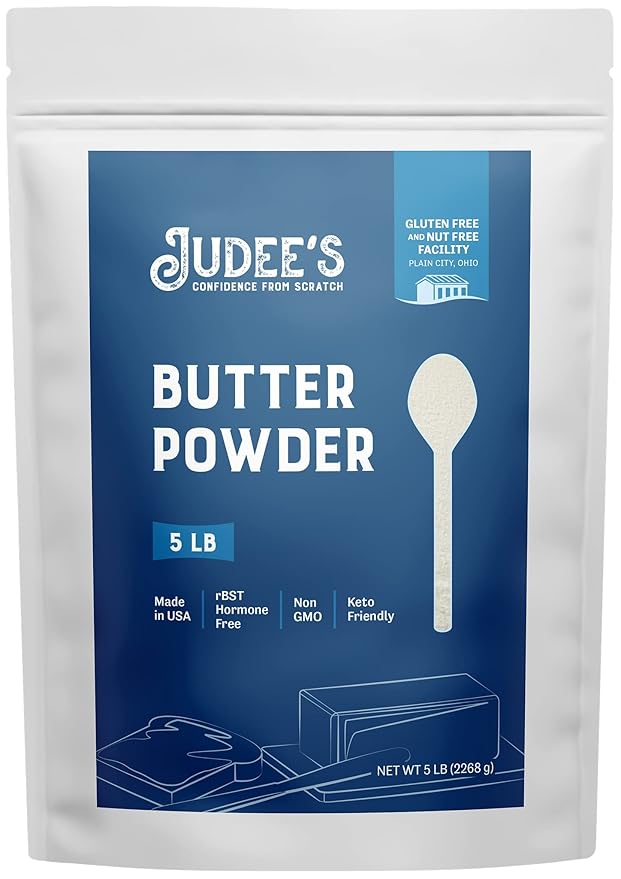 Judee's Gluten Free Butter Powder Bulk - Keto Baking & Keto Snacks - Gluten-Free Recipes & Butter