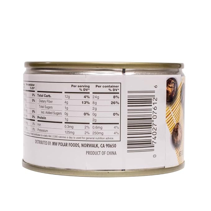 MW Polar Canned Vegetables Water Chestnuts, Whole, 8 Ounce, (Pack of 12)