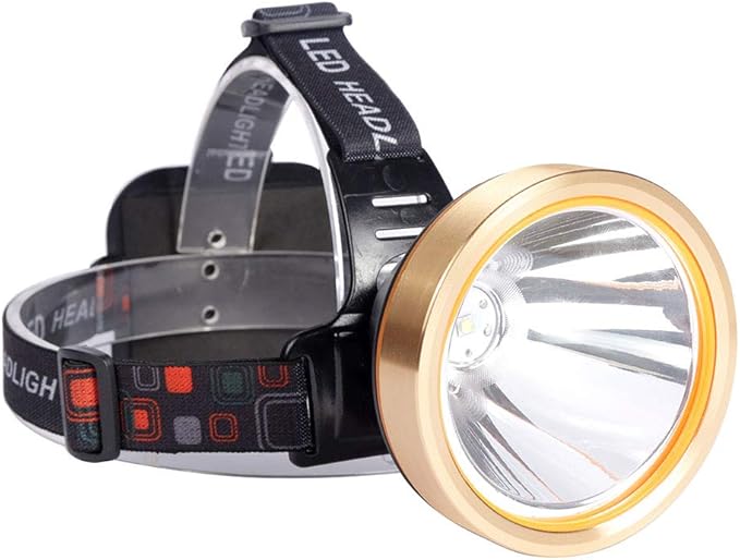 Super Bright Rechargeable Coon Hunting Headlamp, LED Spotlight Head Torch with Power Supply