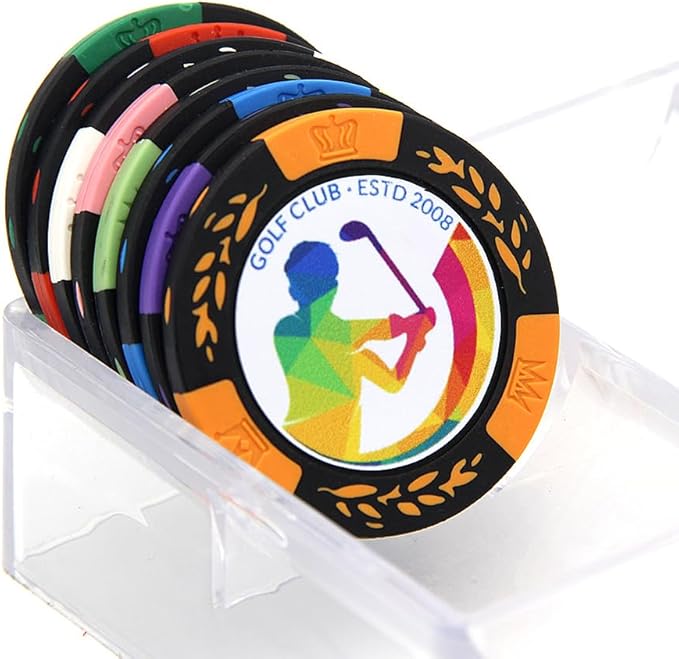 100 Premium Clay Poker Chips, Customized Your Image and Text, 11.5 Gram Casino Chips for Texas