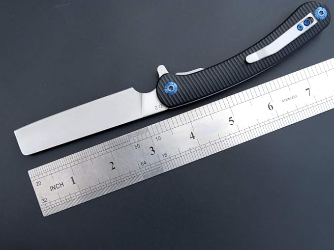 Eafengrow EF939 Folding Pocket Knife with D2 Steel Blade G10 Handle; EDC Pocket Folding Knife for