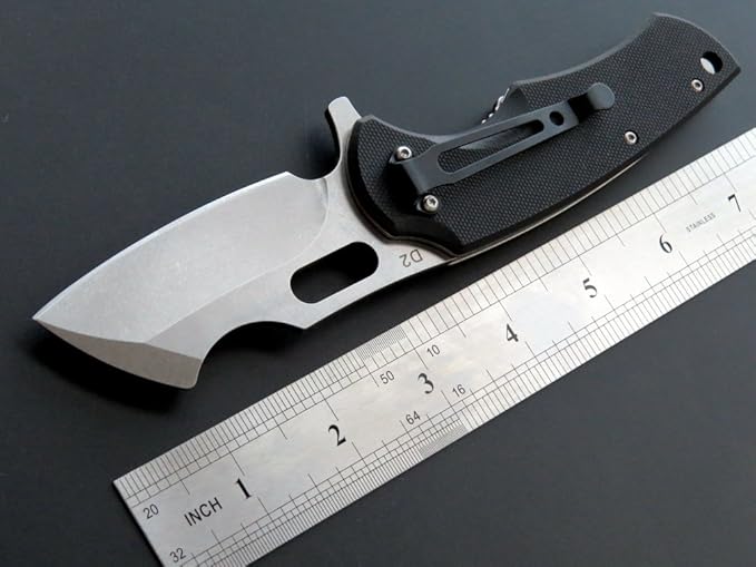 Eafengrow Pocket Knives D2 Blade and G10 Handle Folding Camping Knife Mini Outdoor Pocket Knife