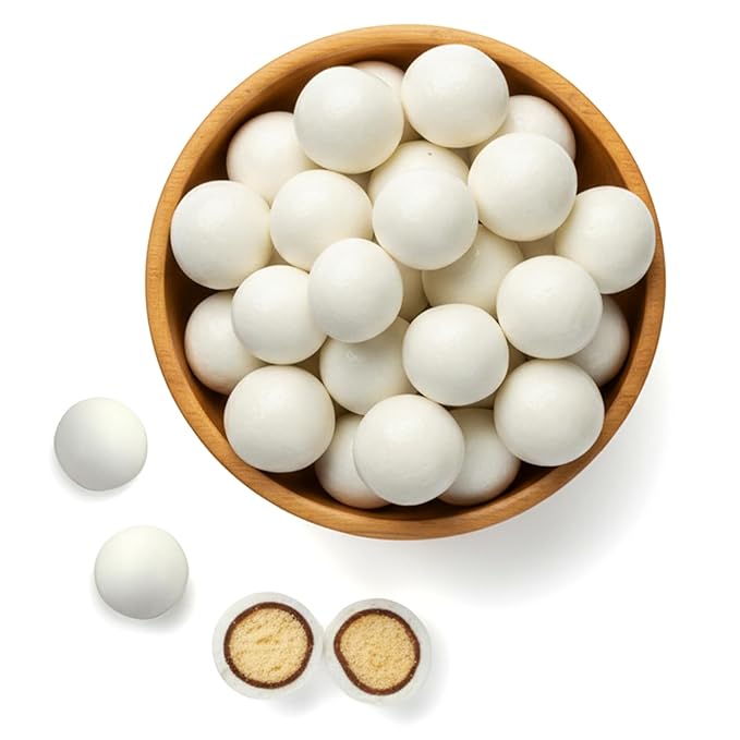 NY Spice Shop Jumbo Yogurt Chocolate Malt Balls Party Decorations - 8 Ounce Malted Milk Ball Candy