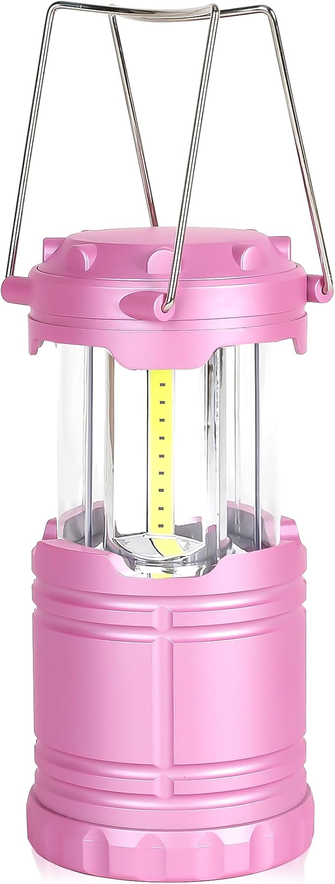 LED Pink Camping Lanterns, Portable Camping Lights, Outdoor Handled Lamps, Essential Emergency
