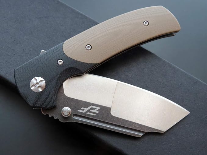 Eafengrow EF69 Pocket EDC Knife with Clip,Flipper Folding Knife for Camping Survival and Outdoor